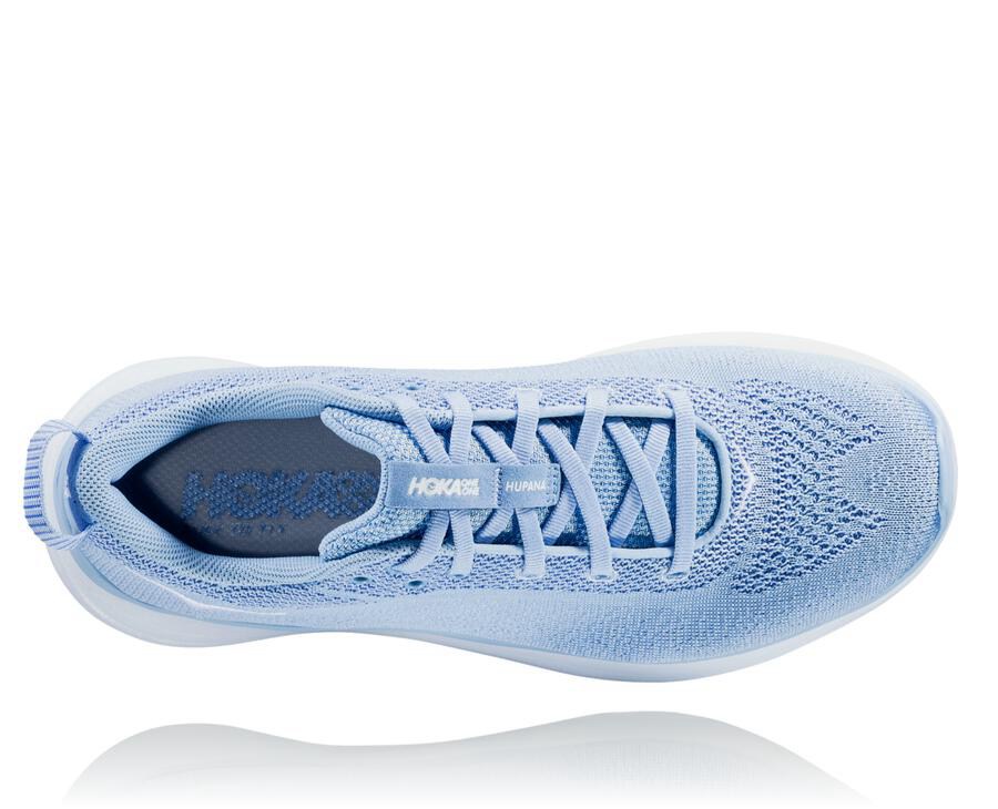 Running Shoes Womens - Hoka One One Hupana Flow - Blue/White - WFMXAJP-71